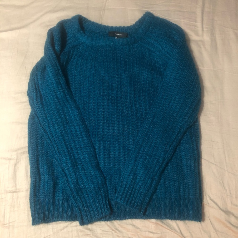 Forever 21 Teal Sweater